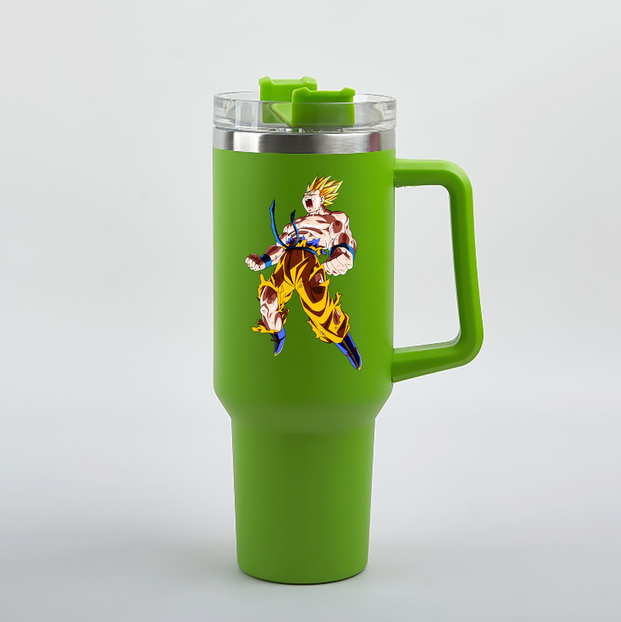 （画像用） ドラゴンボール 孫悟空（そん ごくう）Son Goku カカロット DRAGON BALL Kakarotto 1200mL車用タンブラー（カラープリント）